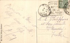 CPA Biarritz Cote des Basques Effet de Vague