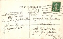 CPA Asnieres Avenue de Courbevoie