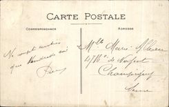 CPA Boursault the Castle