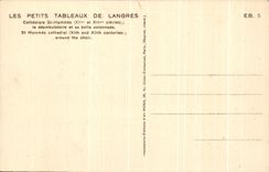 CPA Les petits Tableaux De Langres Nef Centrale de la Cathedrale St Mammes