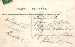 CPA Trawl-net On the Saone Carnival 1913 With the Public garden Giant Chabas TOP