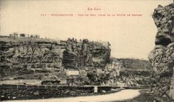 CPA Rocamadour Vue Du Sud Prise De La Route Cahors