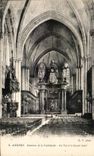 CPA Angers Interieur de la Cathedrale la Nef et le Grand Autel