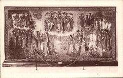 Serie y sose esplendidos de Tissde de la alfombra del St de la catedral de CPA Narbonne apenas