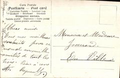 CPA Fantaisie Bateau Fleurs