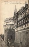 CPA Amboise chateau Tour Charles VIII et balcon en fer forge