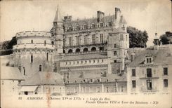 CPA Amboise Chateau Logis Du Roi