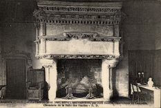 CPA Langeais the Castle Chimney of the room of the guards