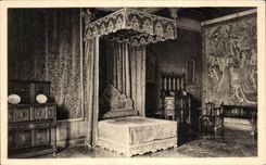 Castillo de CPA de Azay el cuarto de la cortina de la primera fase