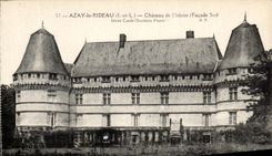 Castillo D Azay de CPA la cortina de Islette