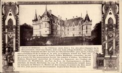 Castillo D Azay de CPA la cortina el castillo uno de la mas elegante del renacimiento