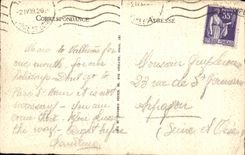 Castillo de CPA de Azay la cortina construida en la primera