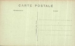 CPA Azay la cortina el credito nacional del castillo en el ltalienne Enrique de la marqueteria