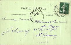 CPA Chenonceaux el castillo el ataque frontal del este