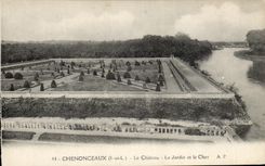 CPA Chenonceaux el castillo el el jardin y costoso