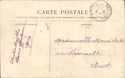 CPA Chinon Interior Castle