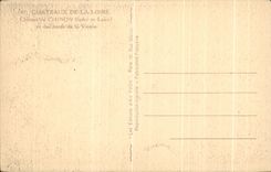 CPA Loire ch4ateau Chatean de Chinon on the edges of the Loire