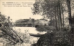 CPA Chinon Panoramic View Towards the Castle and General Vienna View Towards the castle and Vienna To rivet