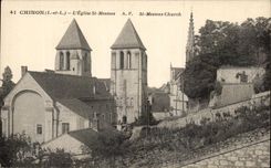 CPA Chinon the Church St mesnes
