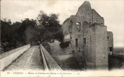 CPA Chinon Ruins of the Castle of the Medium and the Oubliettes
