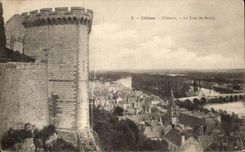 CPA Chinon Castle the Tower of Boissy