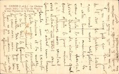 CPA Chinon the Castle the Tower of the Mill the Wall Romain and Vienna