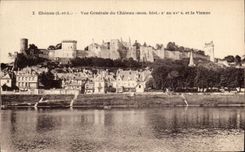 CPA Chinon View of the Castle and Vienna