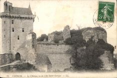 CPA Chinon the Castle seen Of Closed Saint the Georges