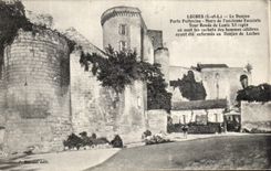 CPA Loches Le Donjon Porte Poitevine Murs de L'Ancienne Enceinte Tour Ronde de Louis