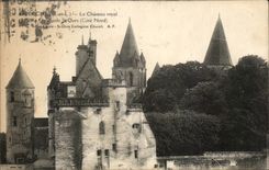 CPA Loches Le Chateau Royal St Ours La collegiale St ours