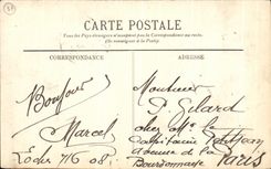 CPA Loches La Tour Louis XI Parterre d'Agnes Sorel