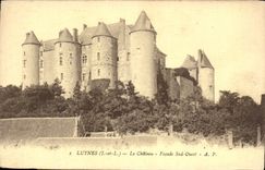 CPA Loches Le Chateau Facade Sud Ouest