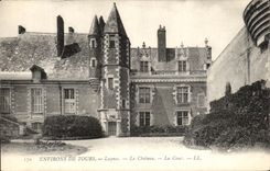 CPA Environs De Tours Luynes Le Chateau Le Cour
