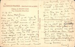 CPA La Douce France Chateaux de la Loire Chateau de Rigny Usse Vue d'ensemble