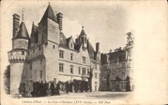 CPA Chateau d'Usse La Cour d'Honneur 
