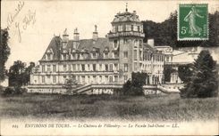 CPA Environs de Tours Le Chateau de Villandry Le Facade Sud Ouest