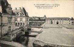 CPA Le Chatrau Villandry Chateau Avant cours et ecuries 