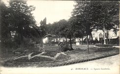 CPA Bordeaux Square Gambetta