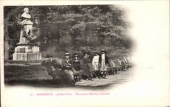 CPA Bordeaux Jardin Public Monument Maxime Lalanne