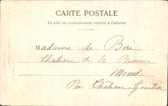 CPA Cerons Main entrance of the Castle of the Tower