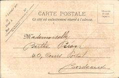 CPA Langoiran the Large Staircase of the Old Castle Century