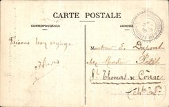 CPA Montendre the Roude Tower Of the Castle