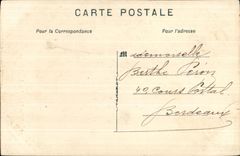 CPA Borough on the Gironde the Old door of the Port