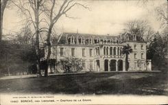 CPA Bonzac Close Libourne Castle Of the Low register