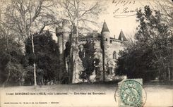 CPA Savignac On the isle close Libourne Castle De Savignac