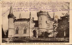 CPA Castle of Tourist Ricaud Tour of the Area of the Large White High-class wines of Bordeaux