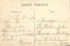 CPA Lussac De Libourne Castle Of Land