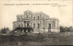 CPA Castle the Prioress St Genoa De Blaye