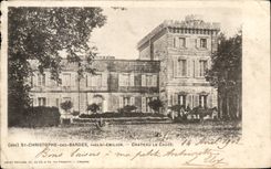 CPA St Christophe Des Bardes pres St Emillon Chateau Le Cauze