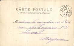 CPA Bazas the Large Gate Of Gisquet Calf Children (nice shot)